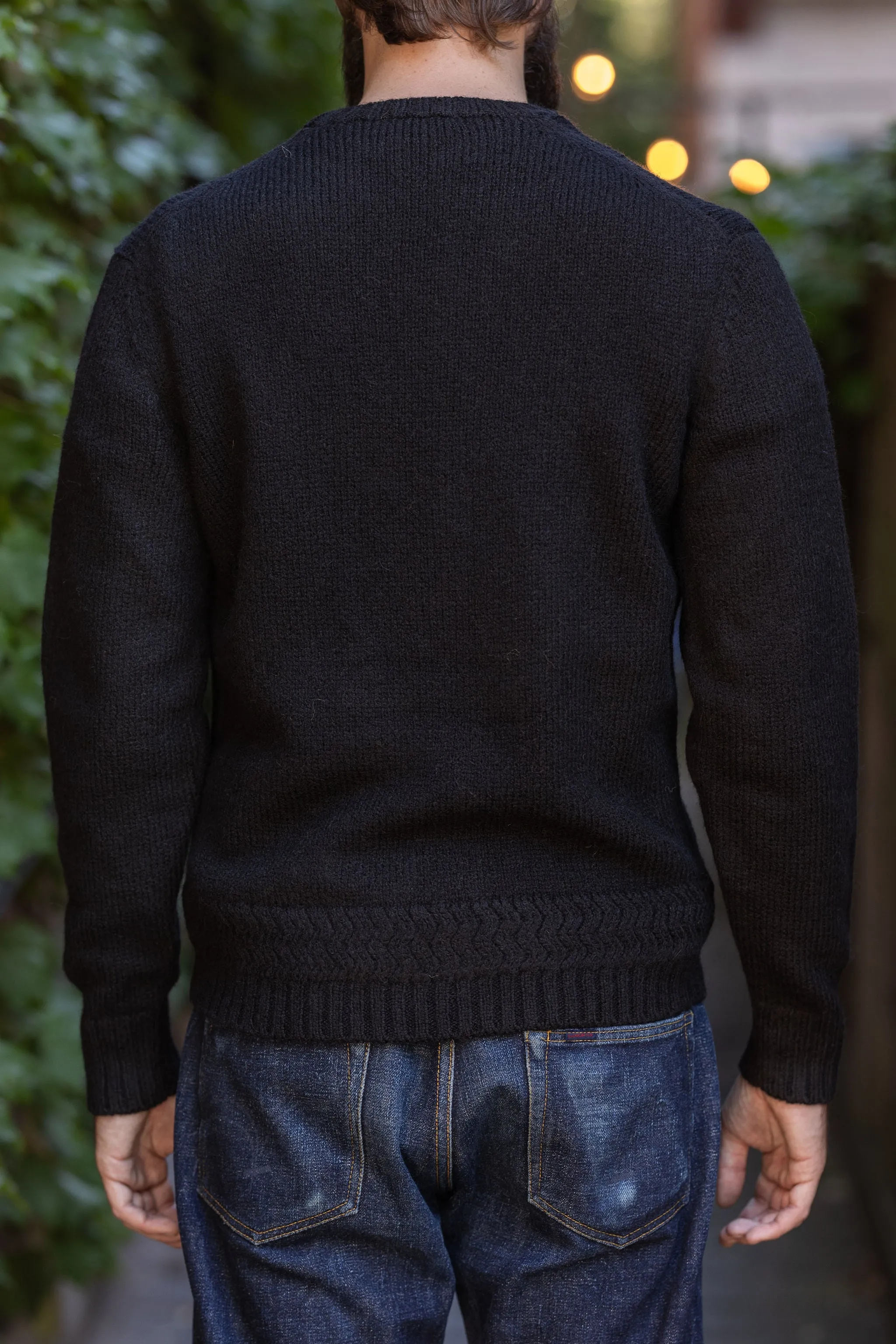 3sixteen Alpaca Crewneck - Black