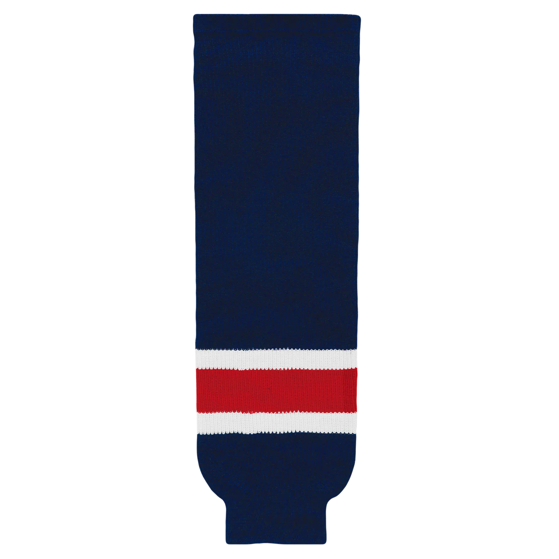 Athletic Knit (AK) HS630-690 Columbus Blue Jackets Navy Knit Ice Hockey Socks