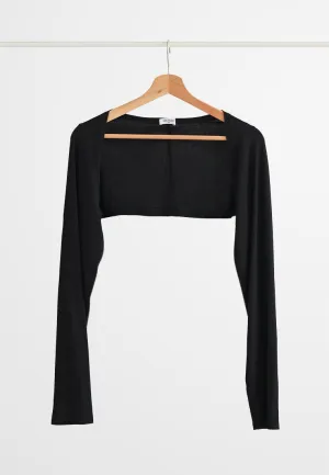 Bahira INVISIBLE Bolero Inner Long Sleeve  - Black