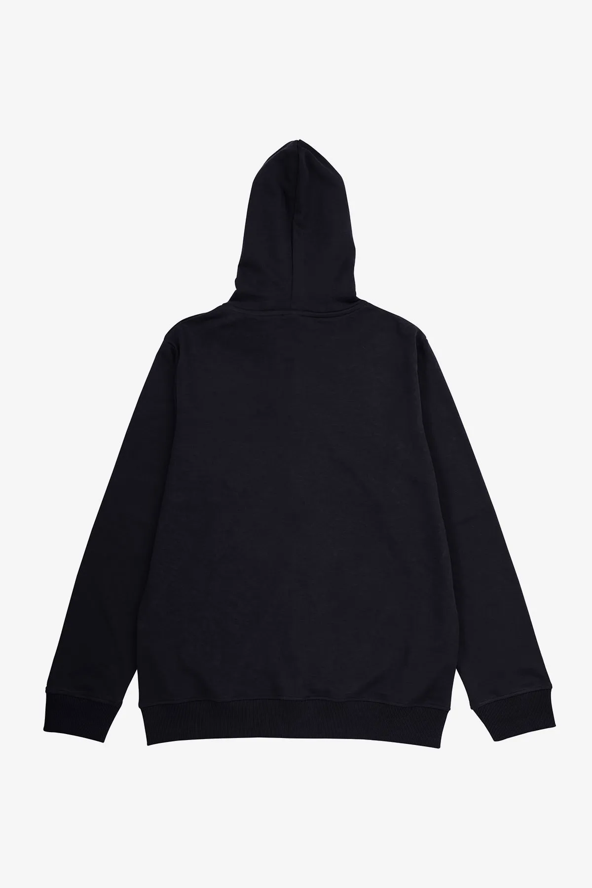 Black Embroidered Zipper Hoodie - S24 - MH0076R