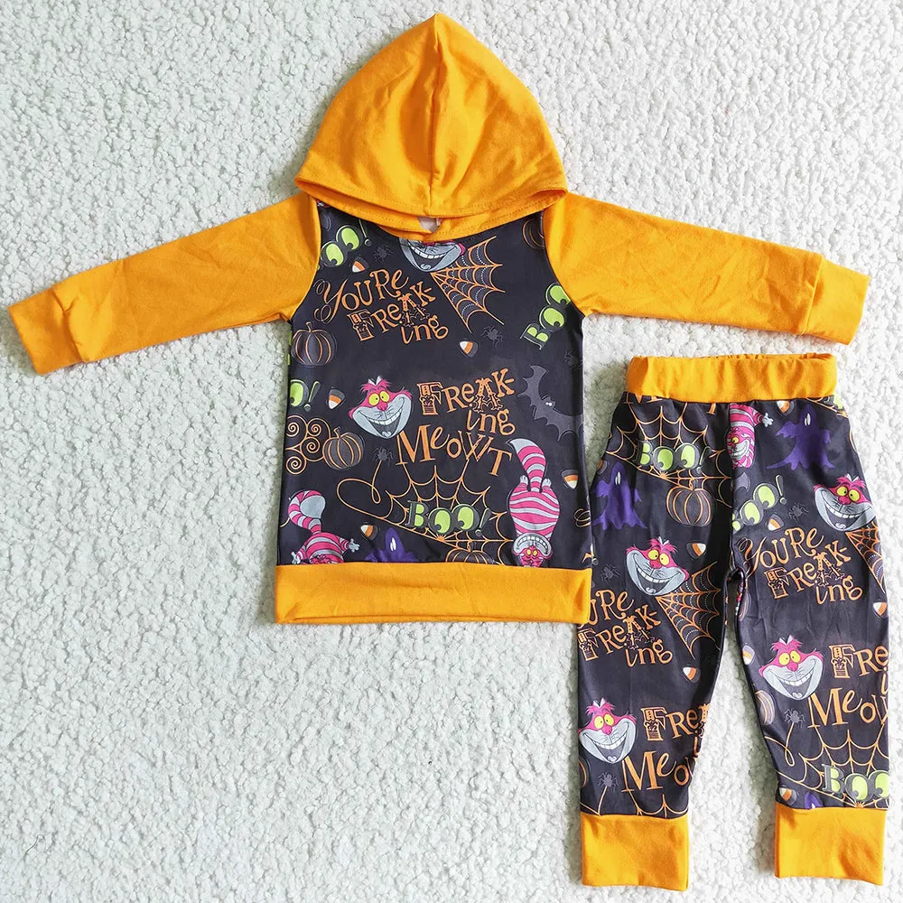 Boutique Baby Boy Clothes Hoodies Set Halloween Boys Outfits BLP0009