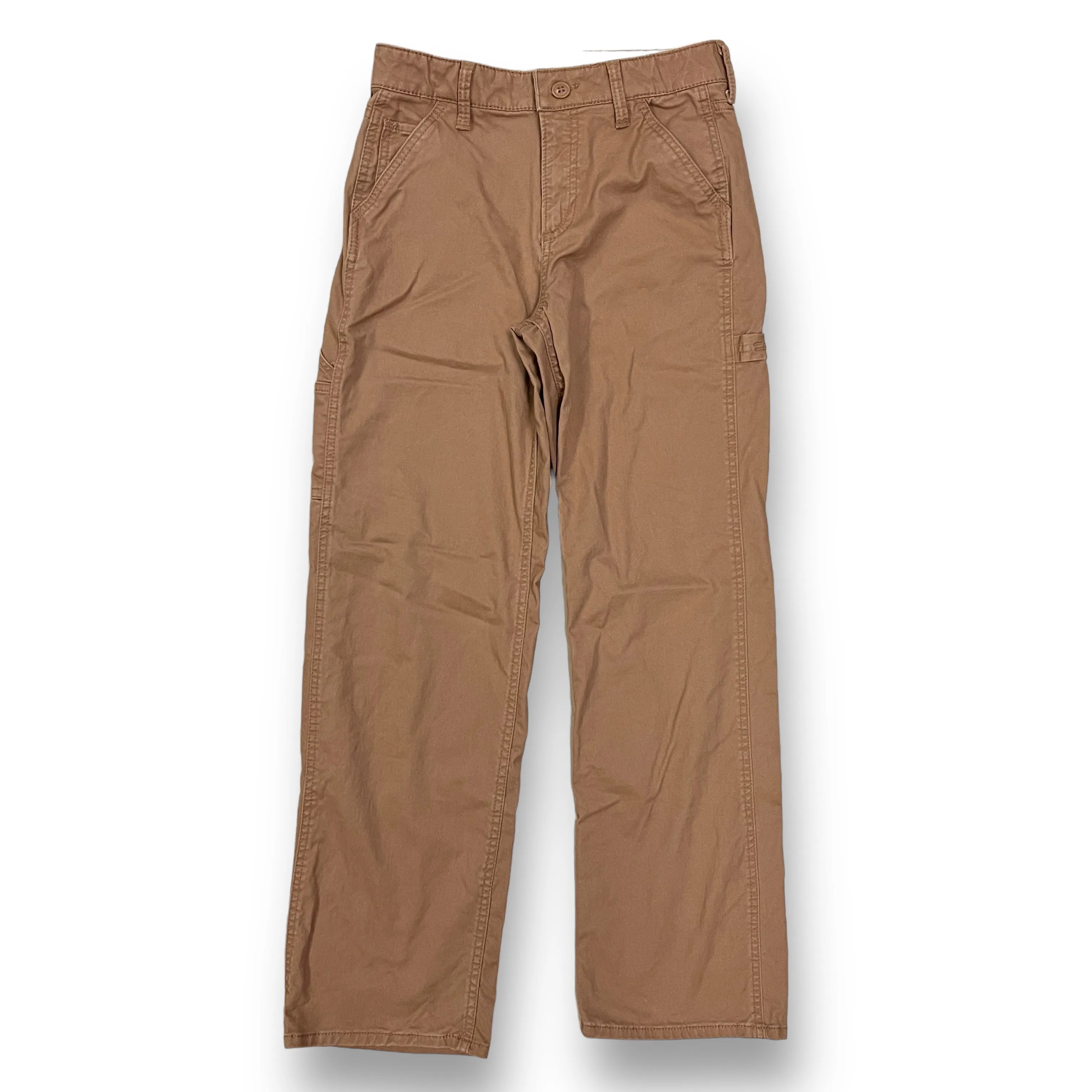 Boys Gap Kids Size 14 Light Brown Adjustable Waist Cargo Khaki Pants