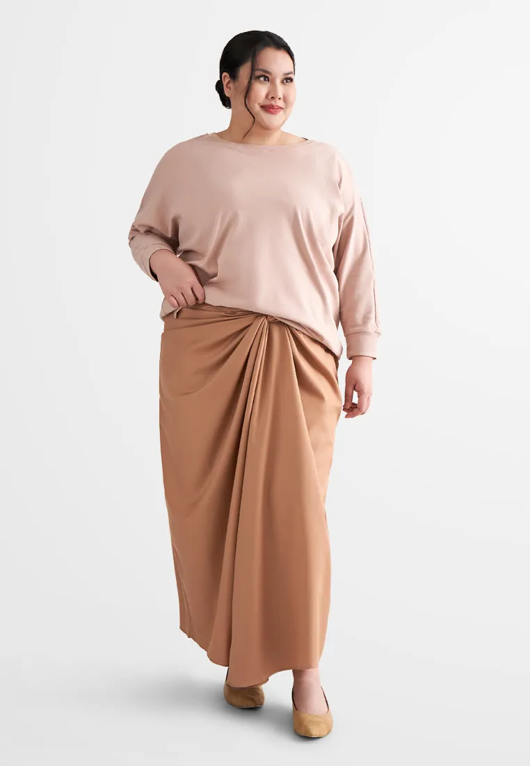 Cik Semi-Instant Minimalist Pario Skirt - Sky Blue