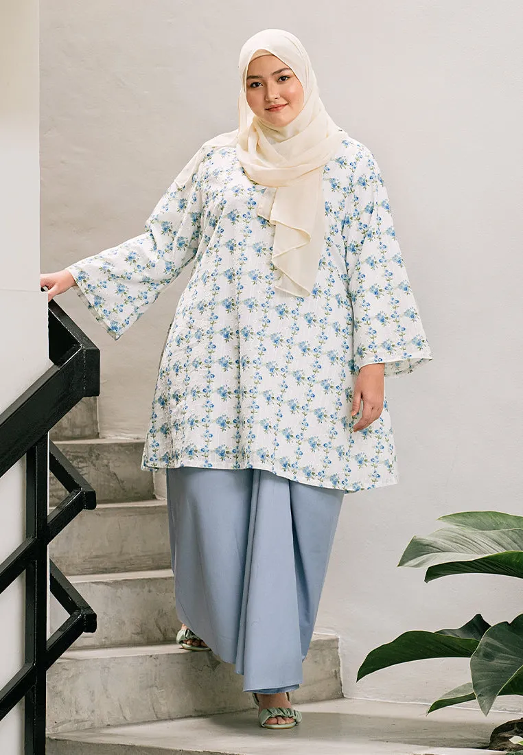 Cik Semi-Instant Minimalist Pario Skirt - Sky Blue