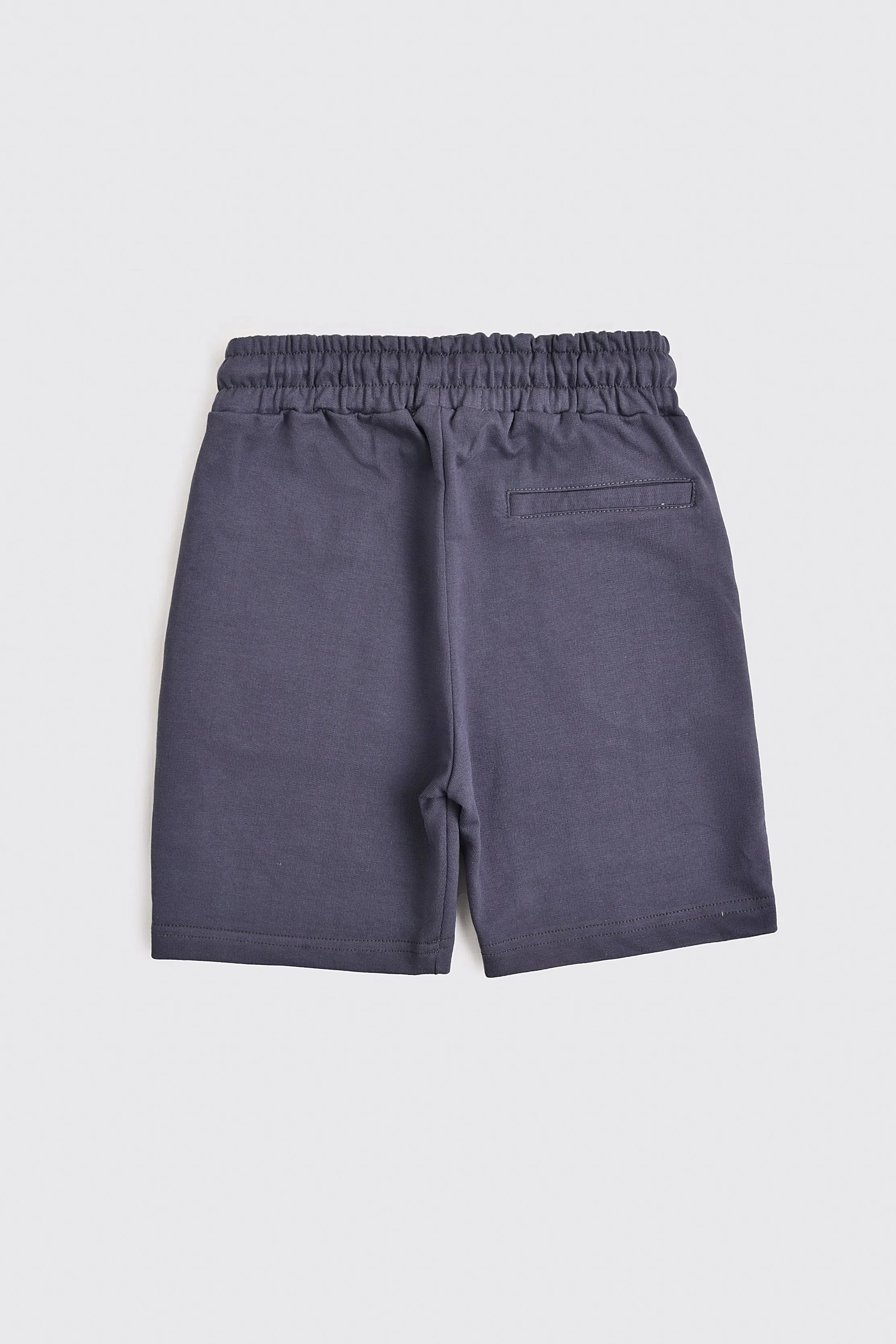 Dark Gray Cotton Short