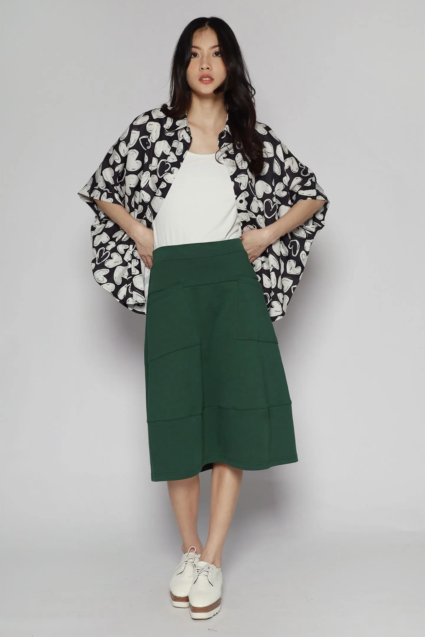 Ebenezer Skirt in Green