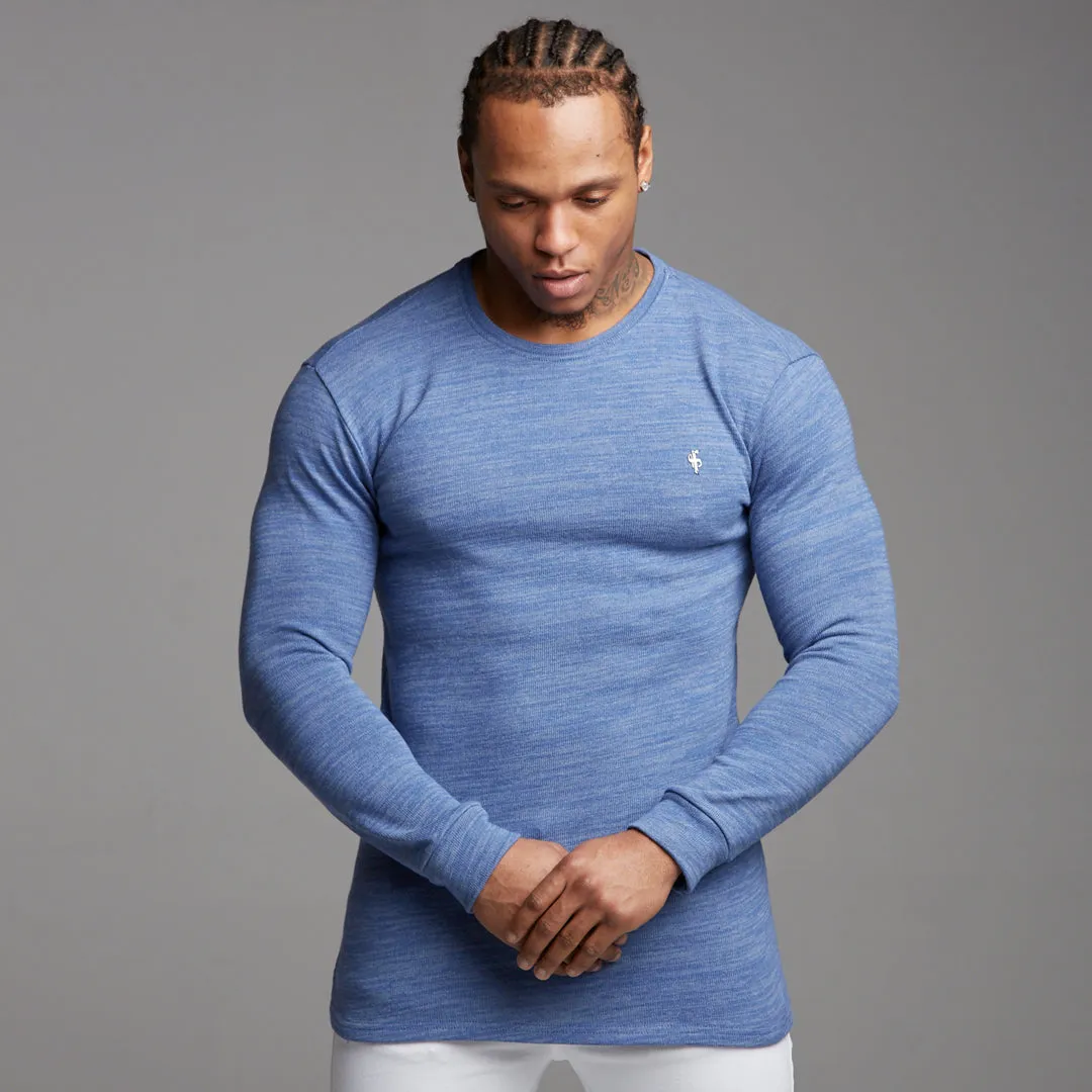 Father Sons Classic Blue Super Slim Sweater - FSH222