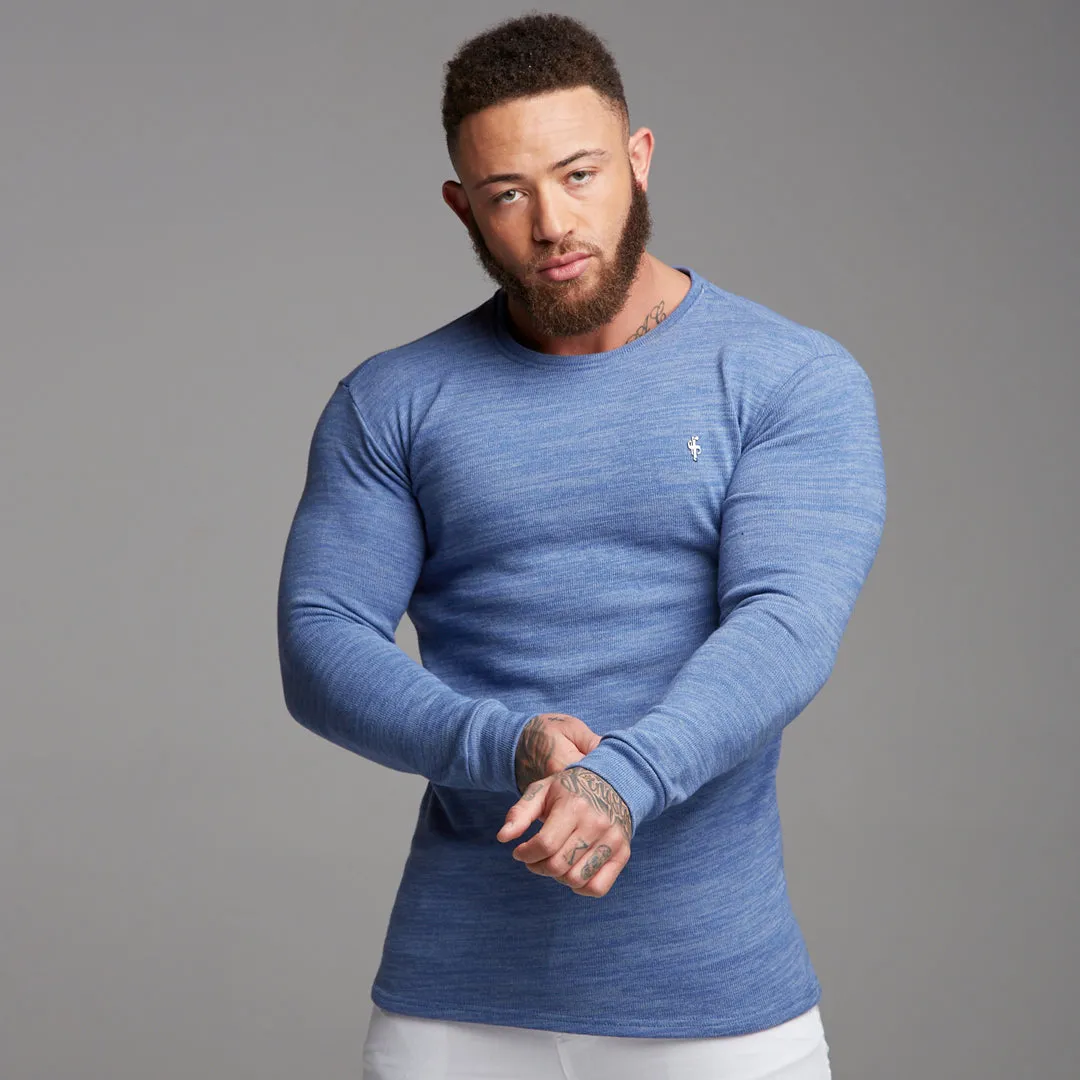 Father Sons Classic Blue Super Slim Sweater - FSH222