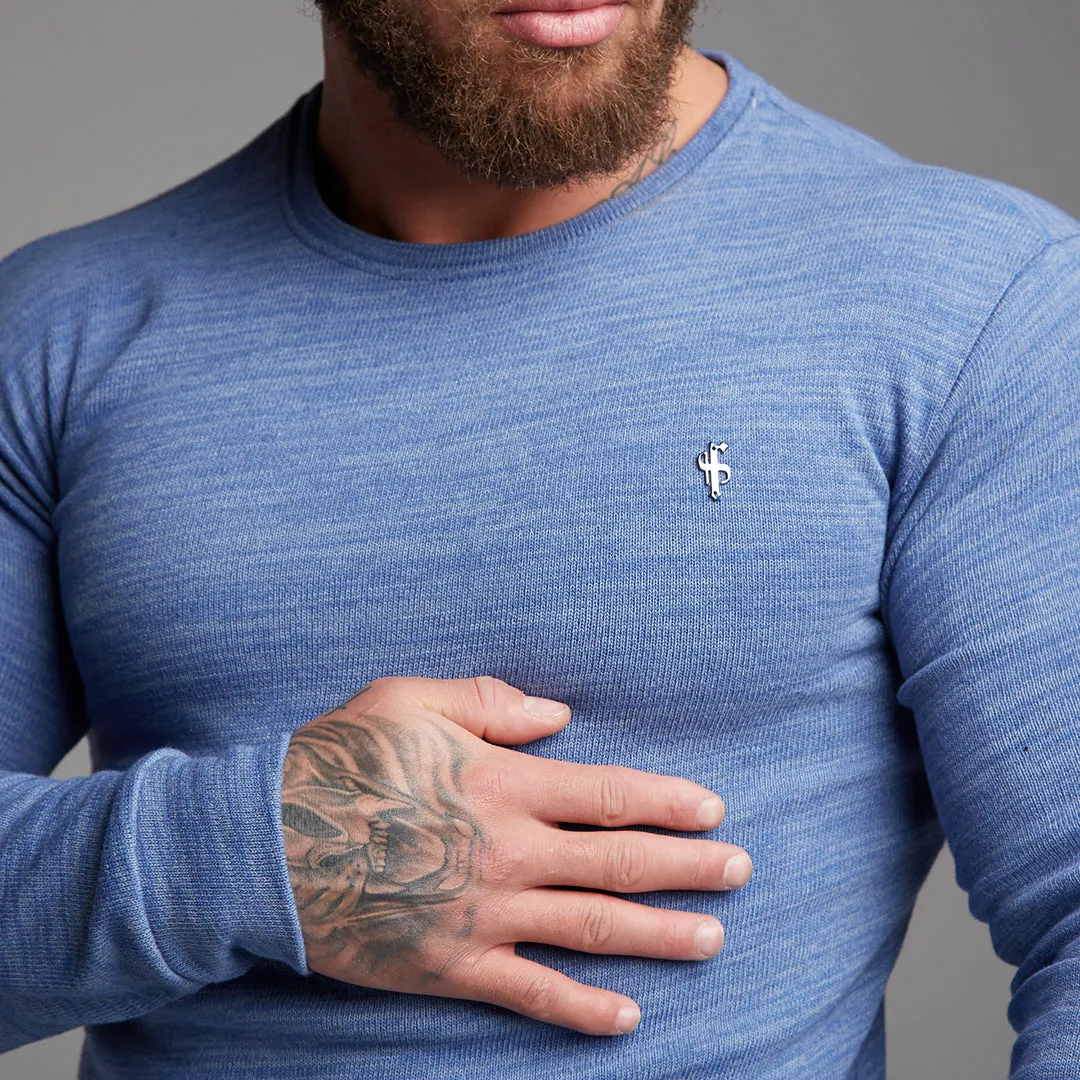 Father Sons Classic Blue Super Slim Sweater - FSH222