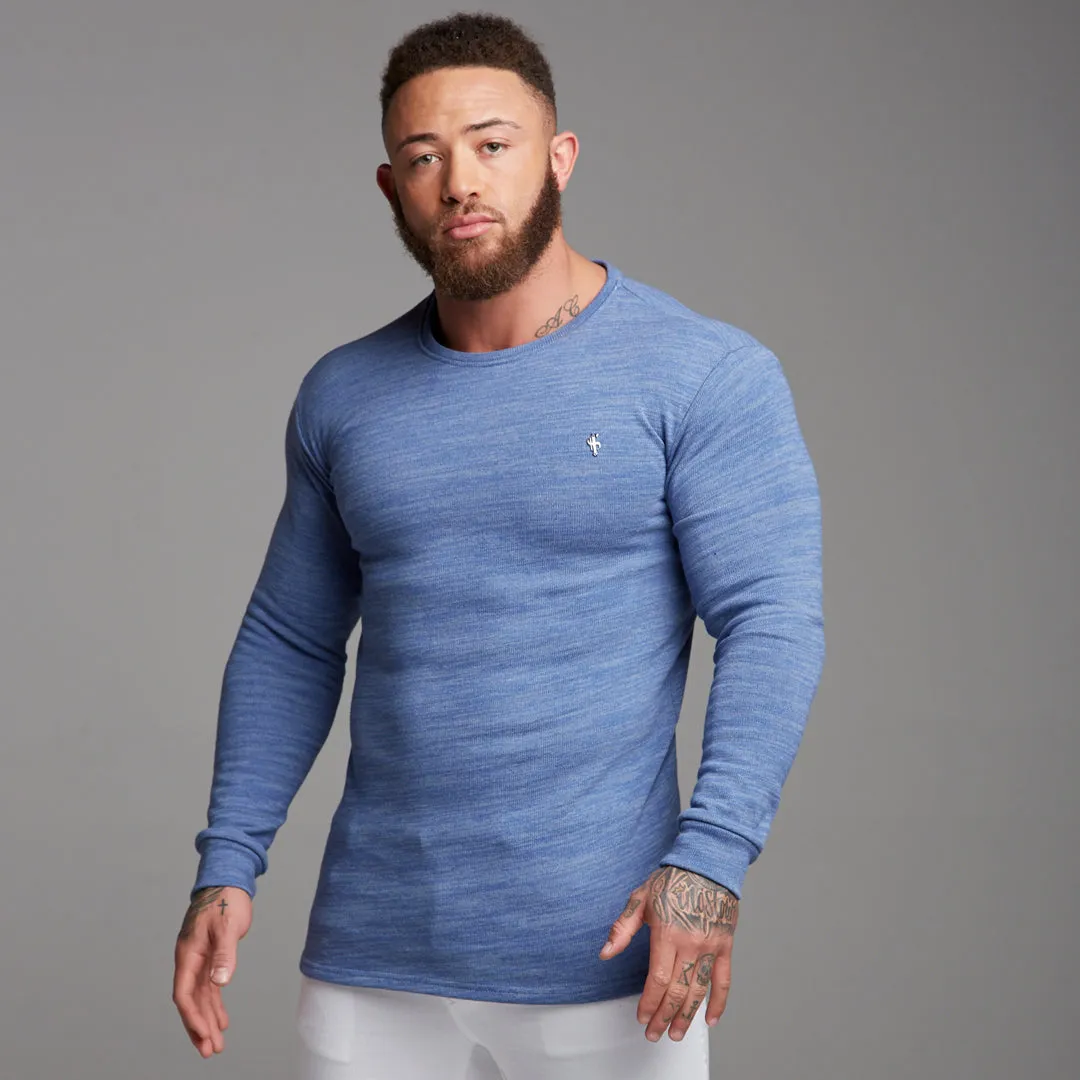 Father Sons Classic Blue Super Slim Sweater - FSH222