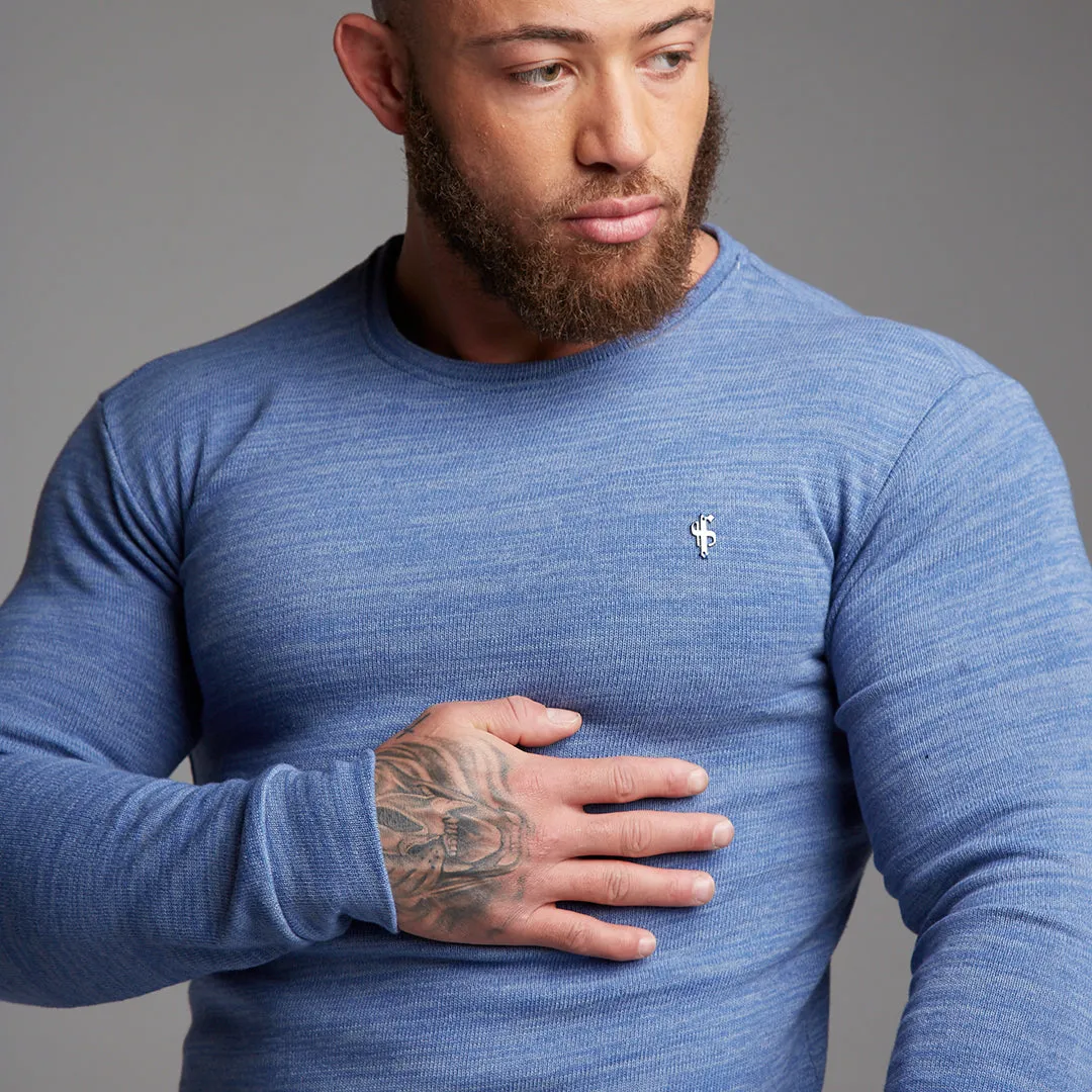 Father Sons Classic Blue Super Slim Sweater - FSH222