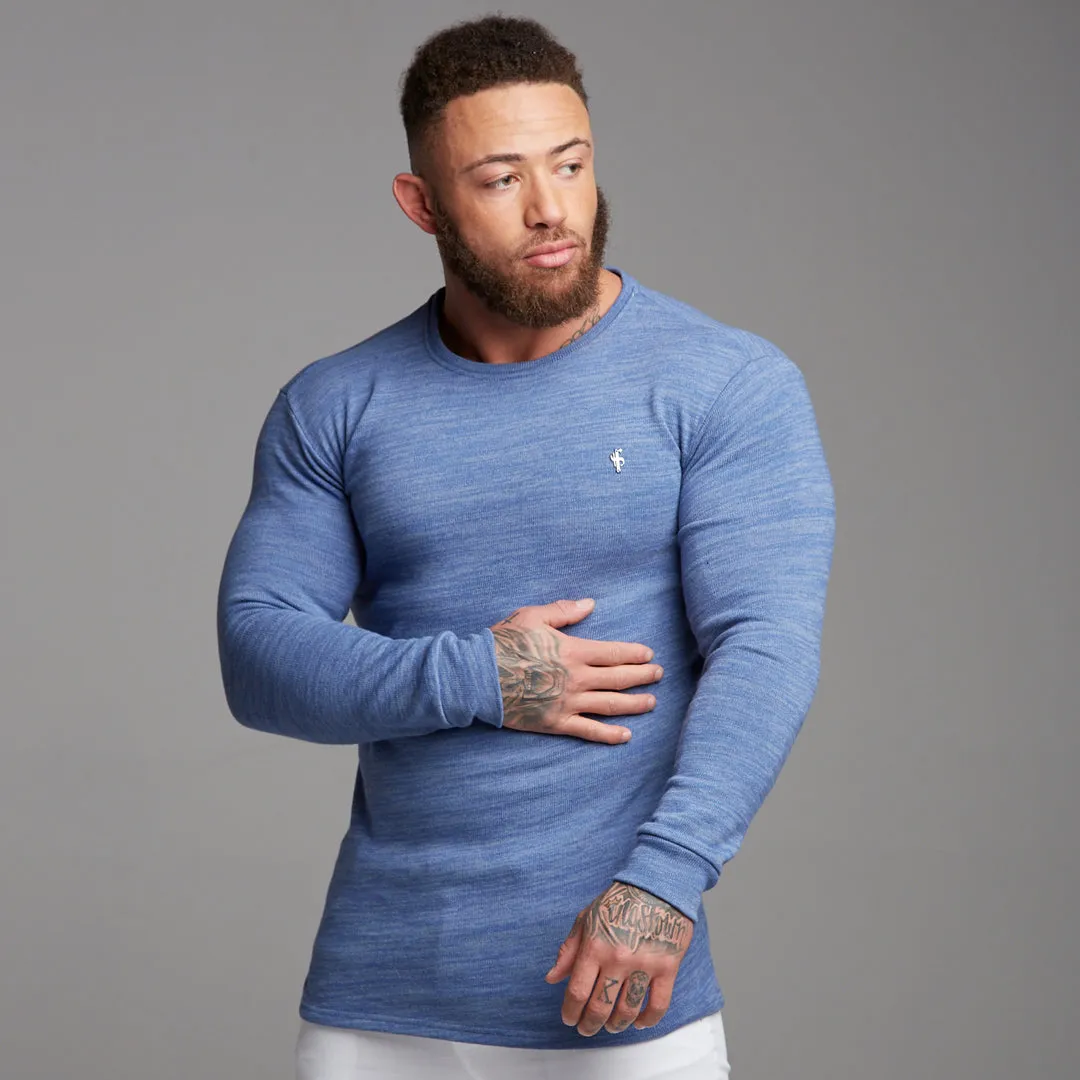 Father Sons Classic Blue Super Slim Sweater - FSH222