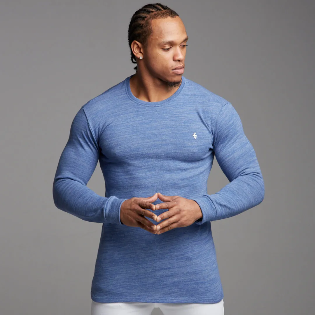 Father Sons Classic Blue Super Slim Sweater - FSH222