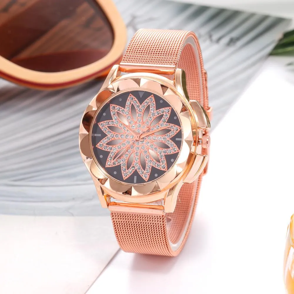 Fleura Rhinestone Women's Stylish Watch