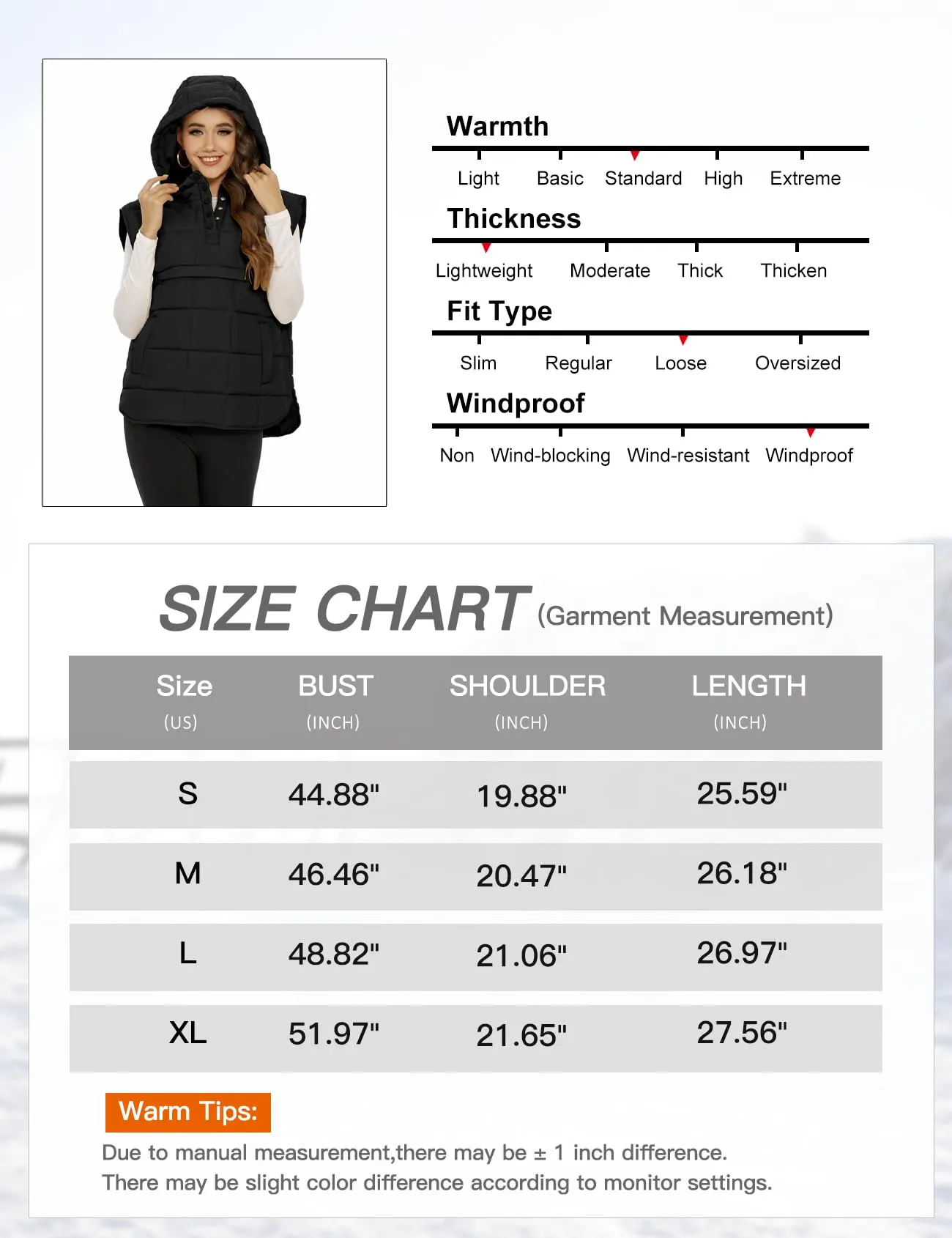 Flygo Women Quilted Pullover Puffer Vest Jacket Oversized Lightweight Sleeveless Down Vests Outerwear