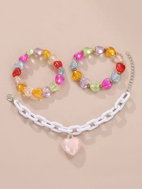 Flytonn-Heart Shape Star Shape Bracelet Accessories