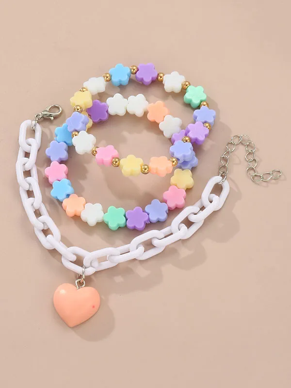 Flytonn-Heart Shape Star Shape Bracelet Accessories