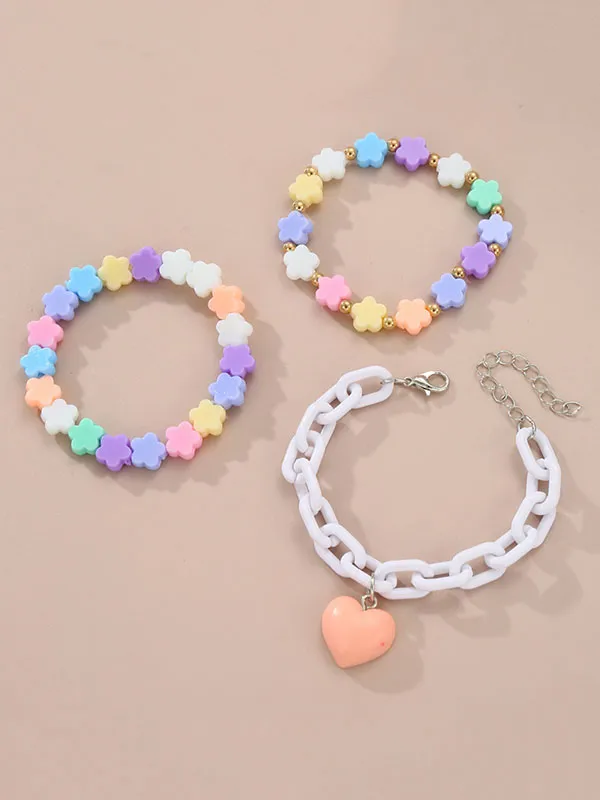 Flytonn-Heart Shape Star Shape Bracelet Accessories