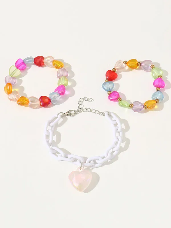 Flytonn-Heart Shape Star Shape Bracelet Accessories