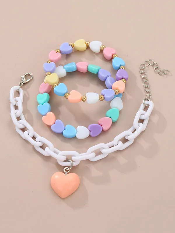 Flytonn-Heart Shape Star Shape Bracelet Accessories