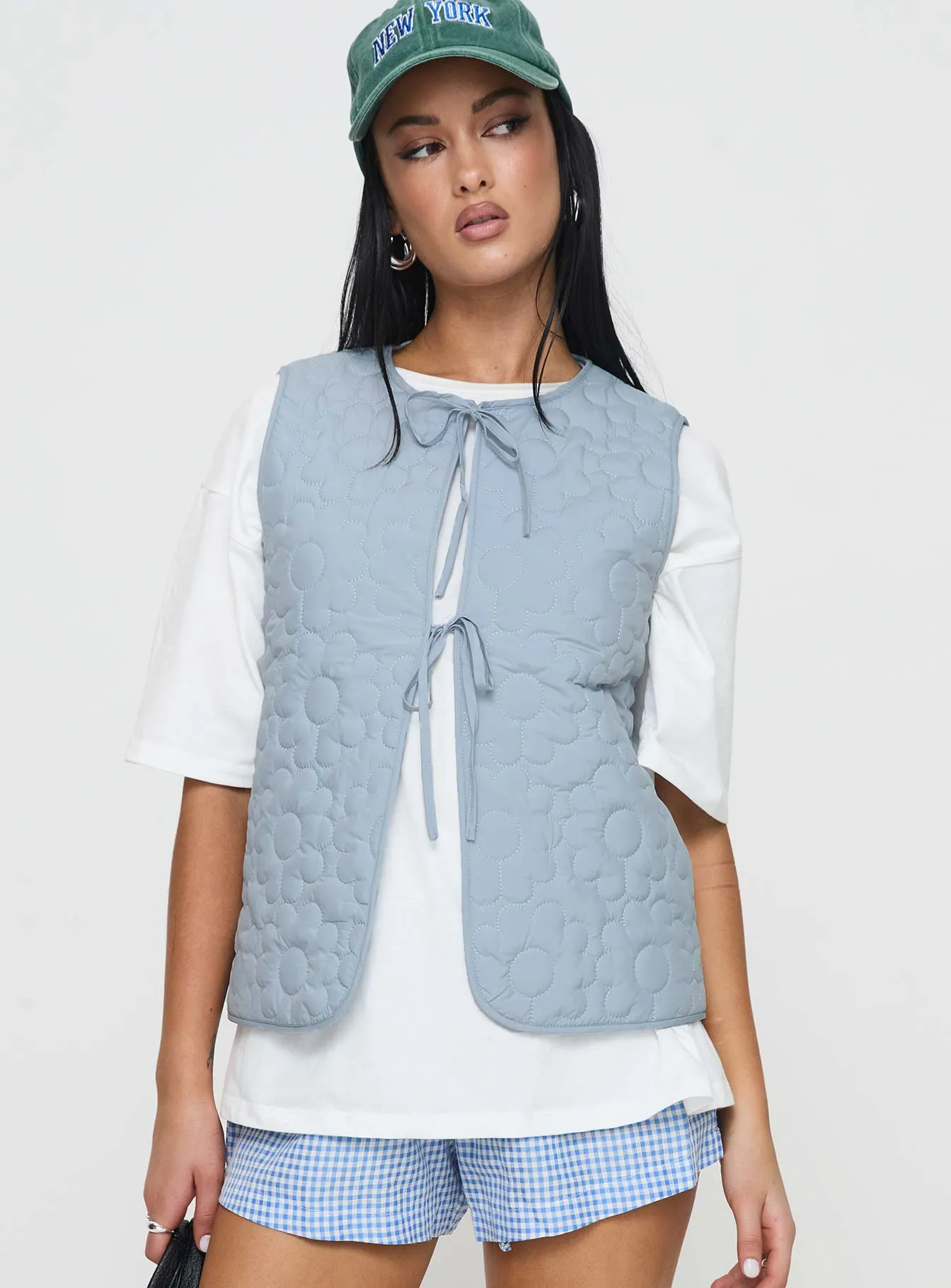 Frostwind Quilted Vest Blue