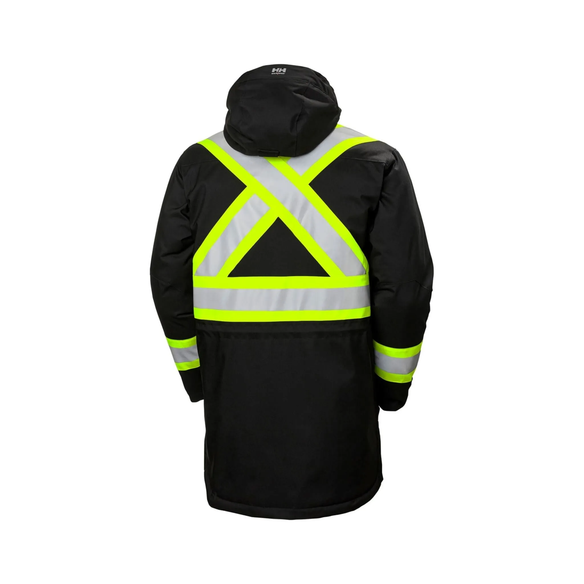 Helly Hansen Men's Hi Vis Polar Work Parka 71316 Alna - CSA Helly Tech, Waterproof, Breathable, Reflective, Insulated, Durable, Winter Protection | Sizes S-5XL