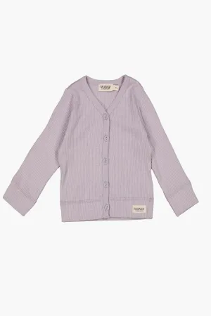 MarMar Copenhagen Baby Girls Cardigan - Plum Dust