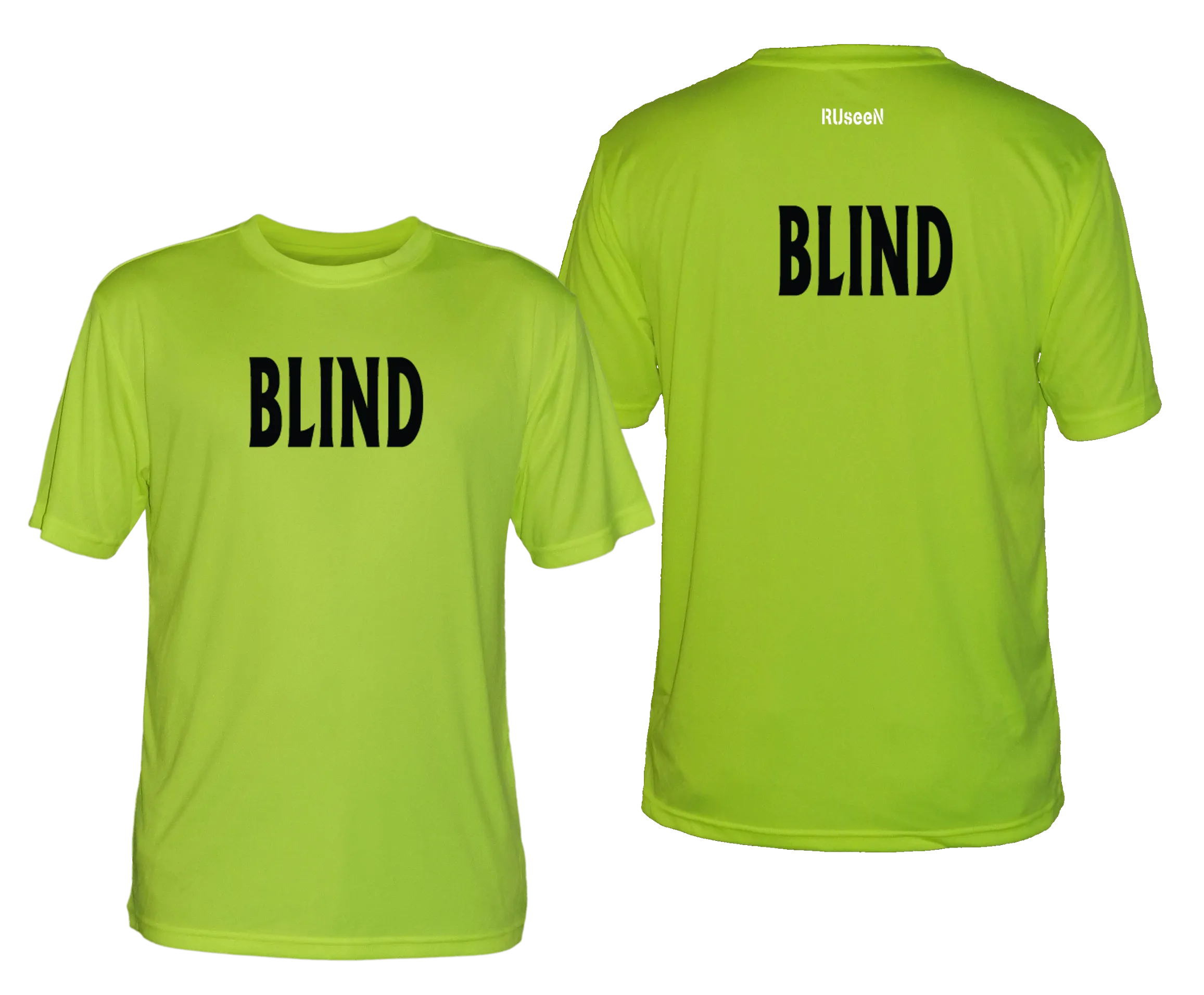 Men's BLIND Short Sleeve Shirt - Reflective or Black Text