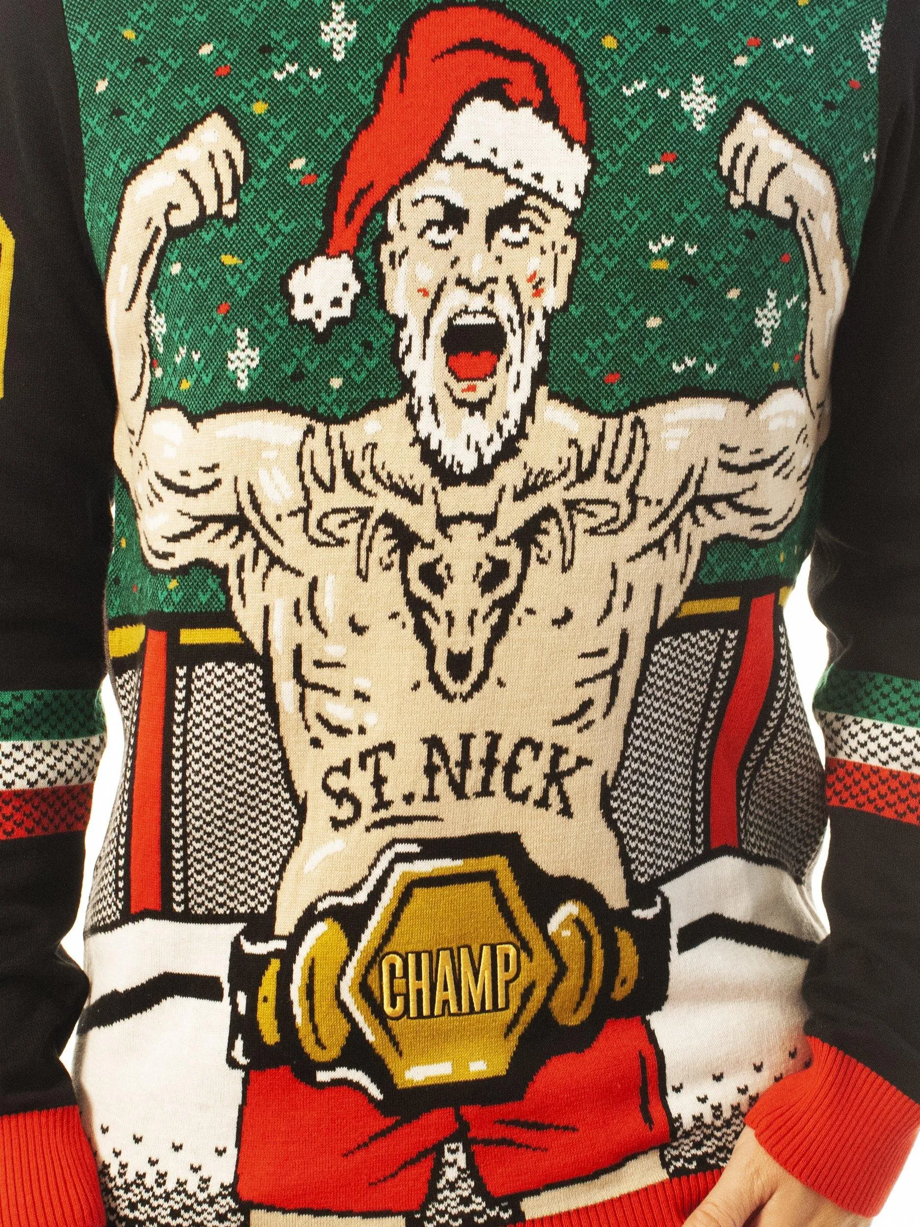 Mma Santa Ugly Christmas Sweater - Best Xmas Gifts For Him Or Her