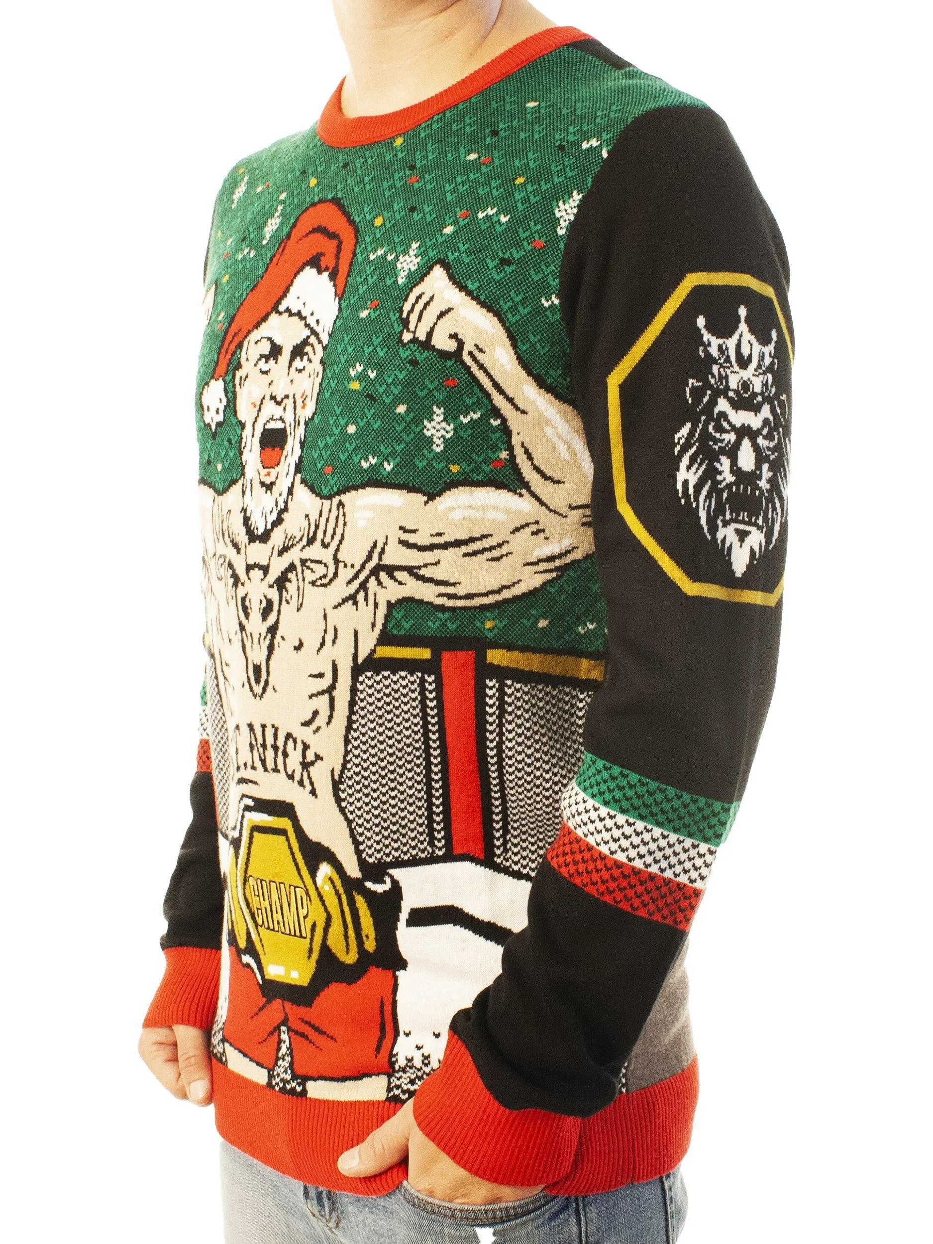 Mma Santa Ugly Christmas Sweater - Best Xmas Gifts For Him Or Her