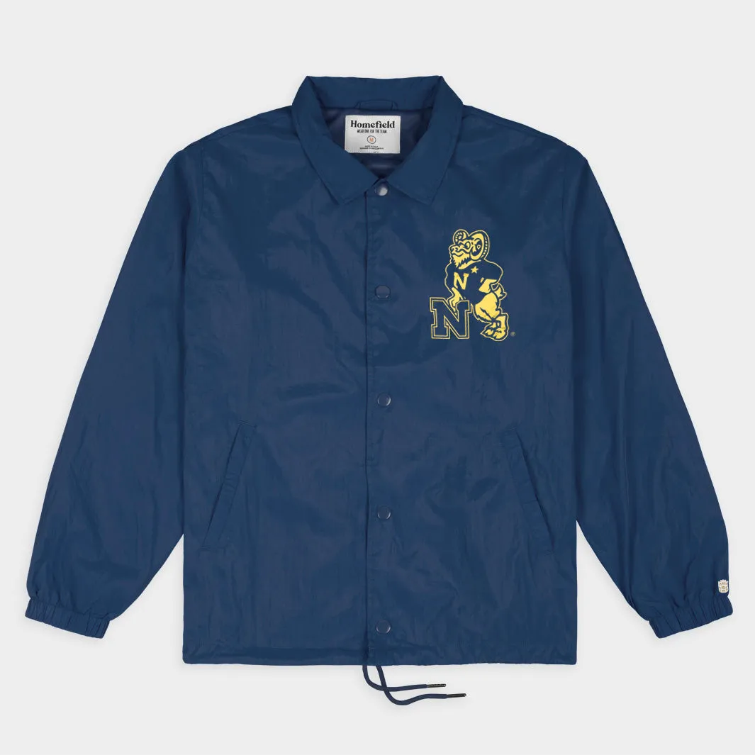 Navy Midshipmen 1985 Logo Coaches Jacket