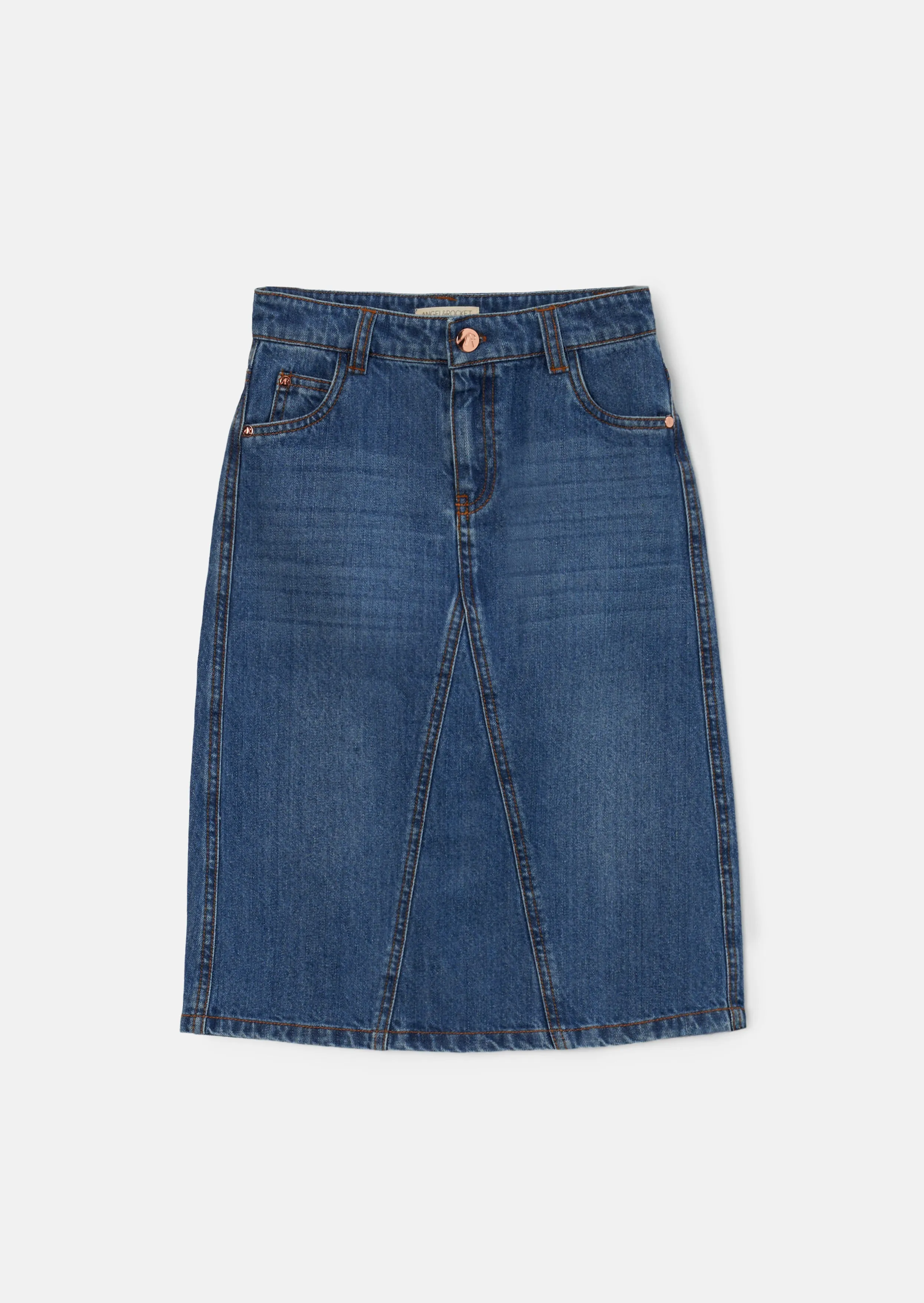 Nicolette Denim Midi Skirt