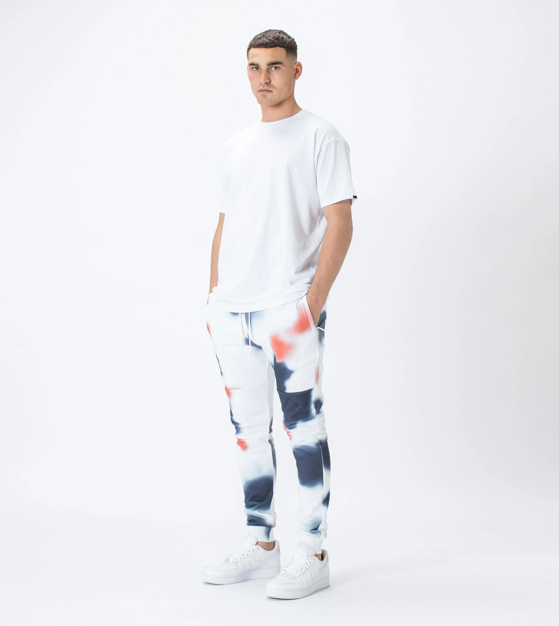 Patch Sureshot Fleece Jogger White/Multi