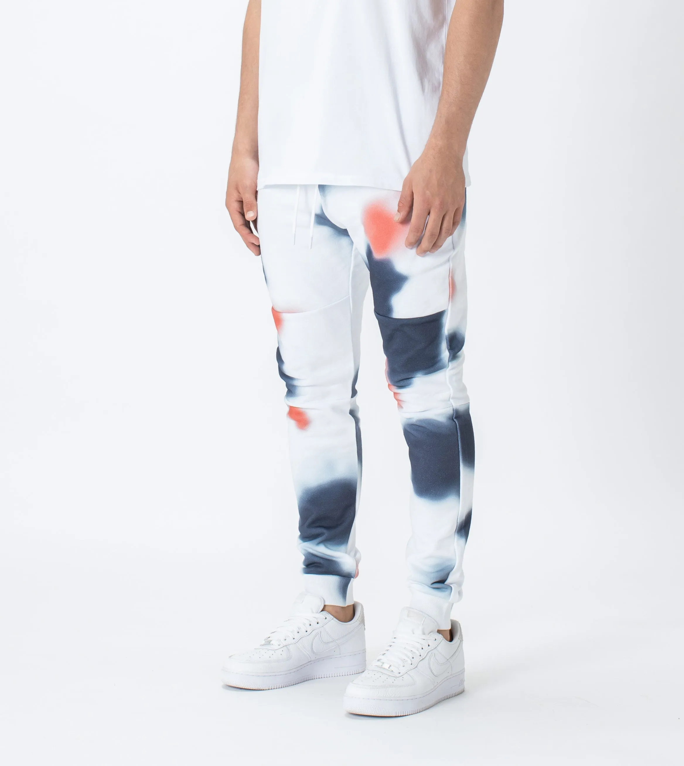 Patch Sureshot Fleece Jogger White/Multi