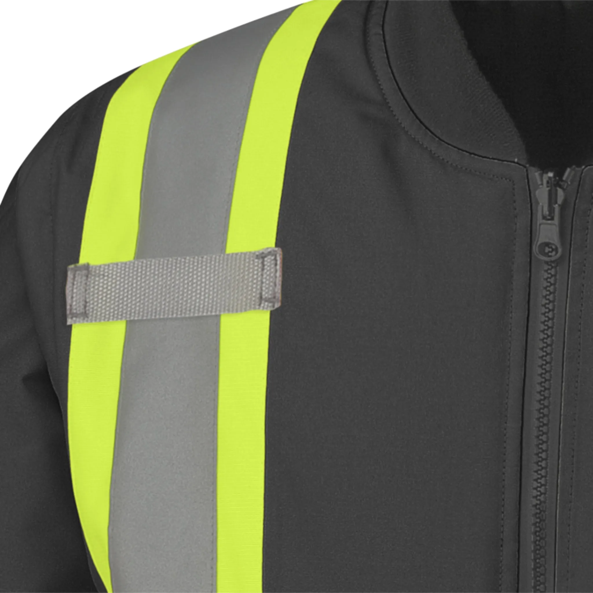 Pioneer Men's Hi Vis Winter Work Parka CSA Poly 6-In-1 Waterproof Reflective | Limited Size Selection