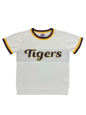 "TIGERS" Short Sleeve Sweater