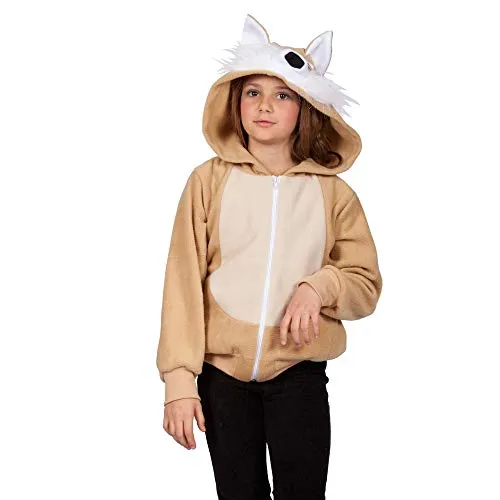 Rg Costumes Vixie the Fox Hoodie Costume Tan Large