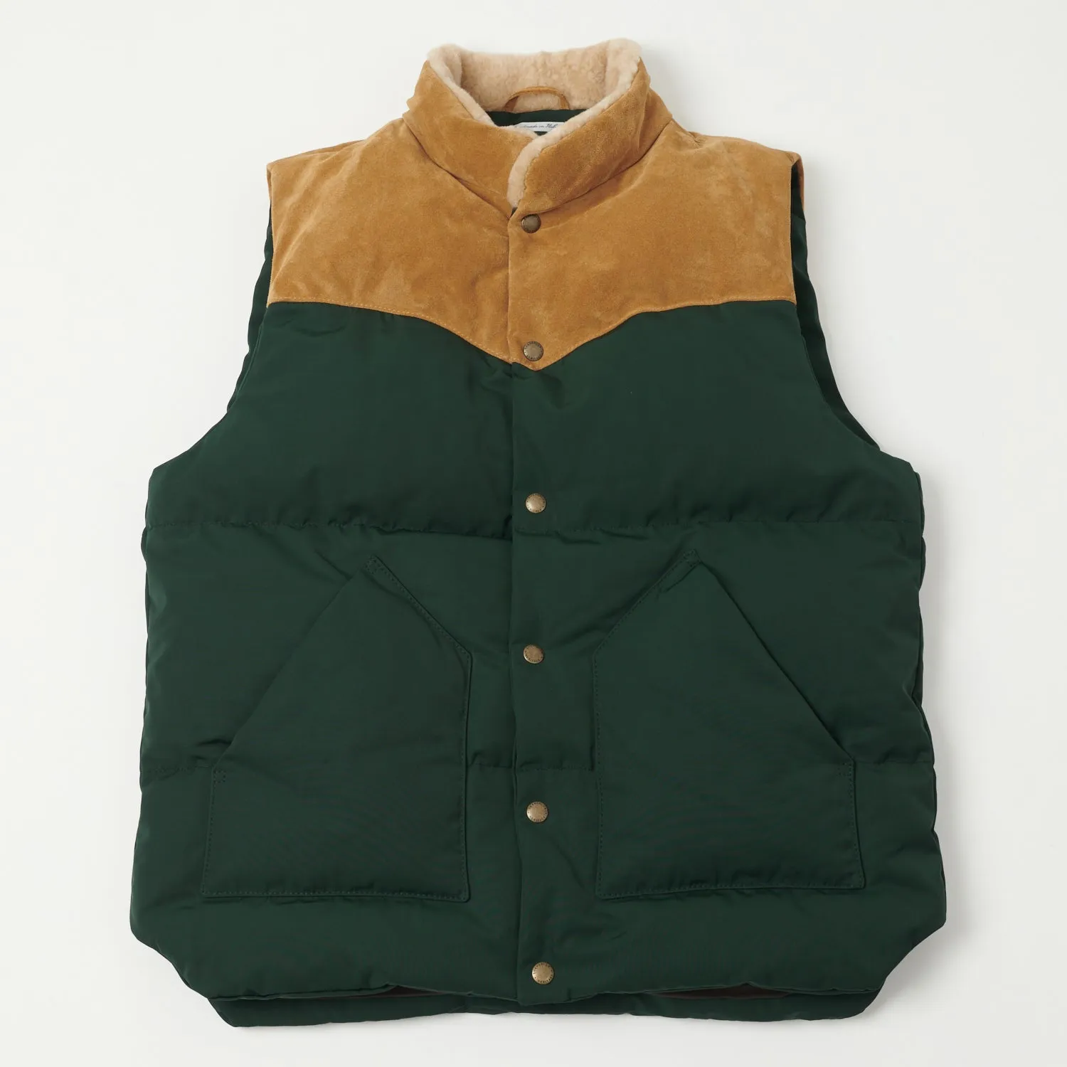 Shangri-La Heritage 'Bivacco' Western Down Vest - Forest Green