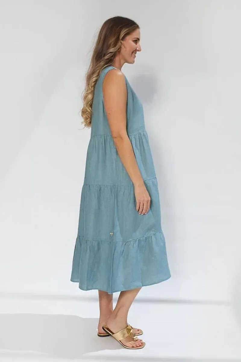 Stella   Gemma - Tivoli Dress - Turkish Blue