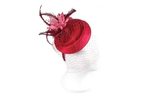 Stunning, Stylish Red Fascinator Hat