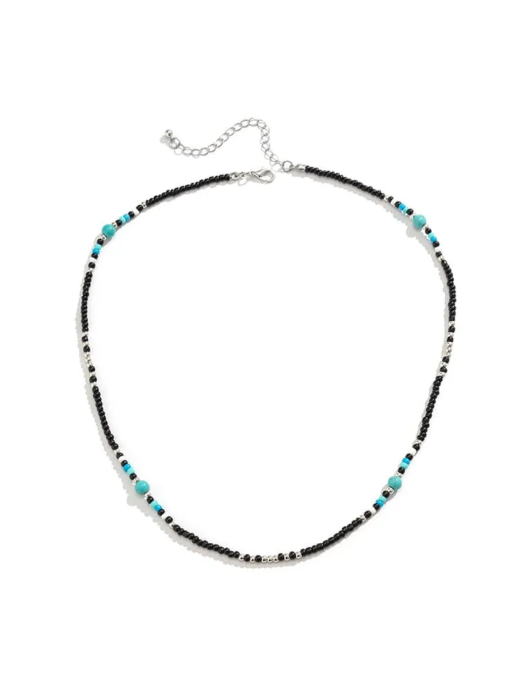 Stylish Mixed Beaded Necklace