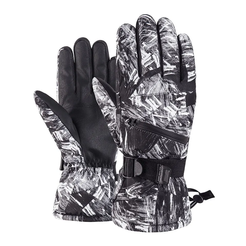 Stylish Moisture-wicking Ski Gloves