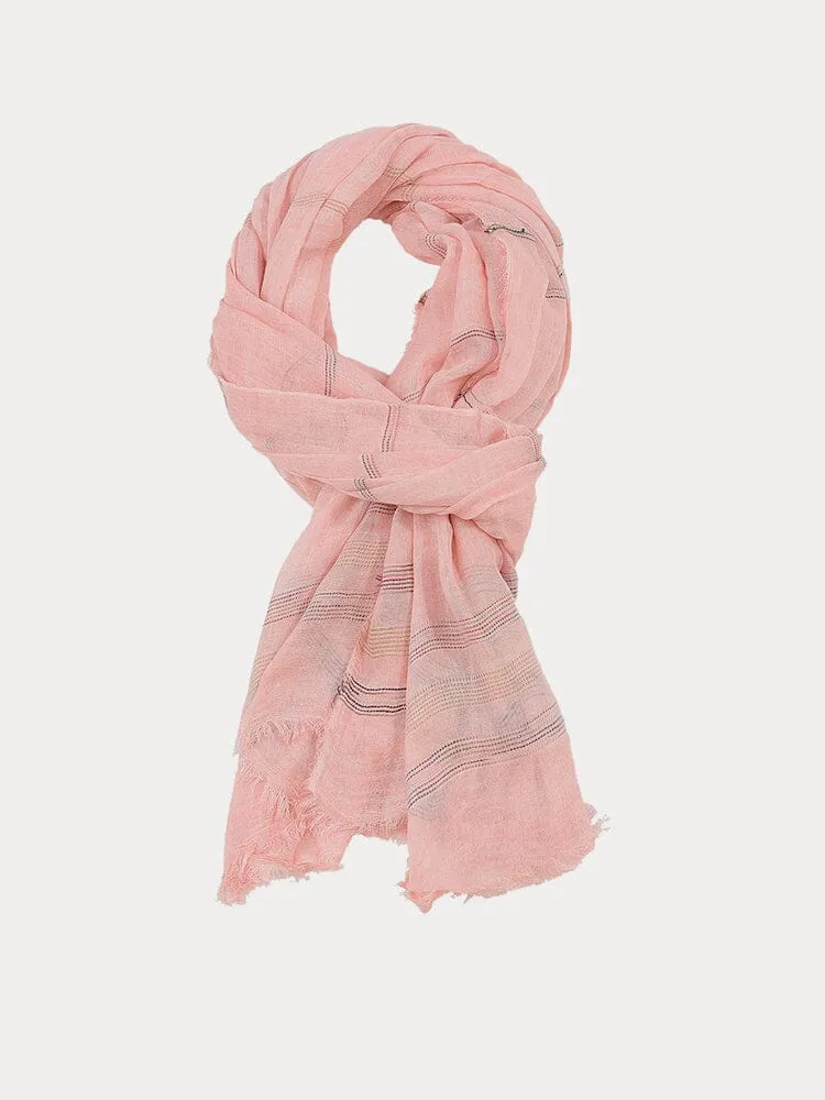 Stylish Stripe Tassel Scarf