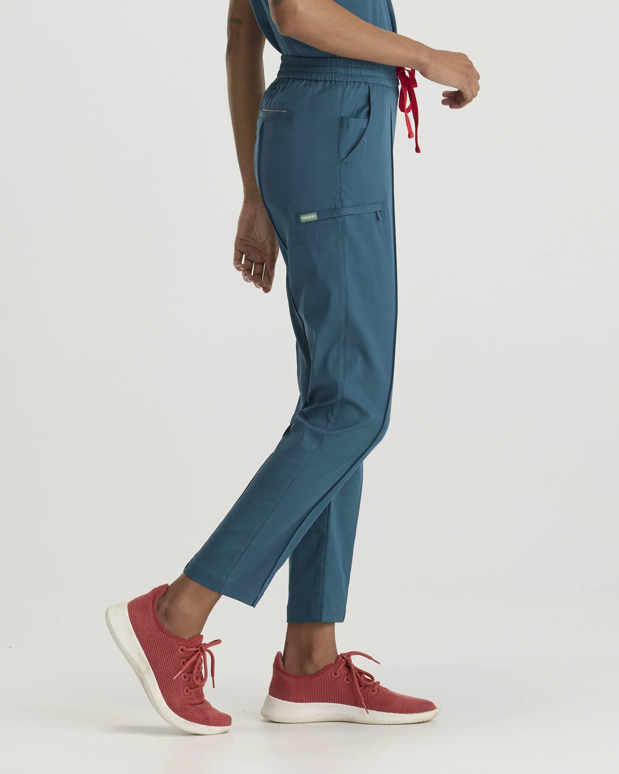 TENCEL™ Sicily‎ ‎ Pintuck Tapered Scrub Pants