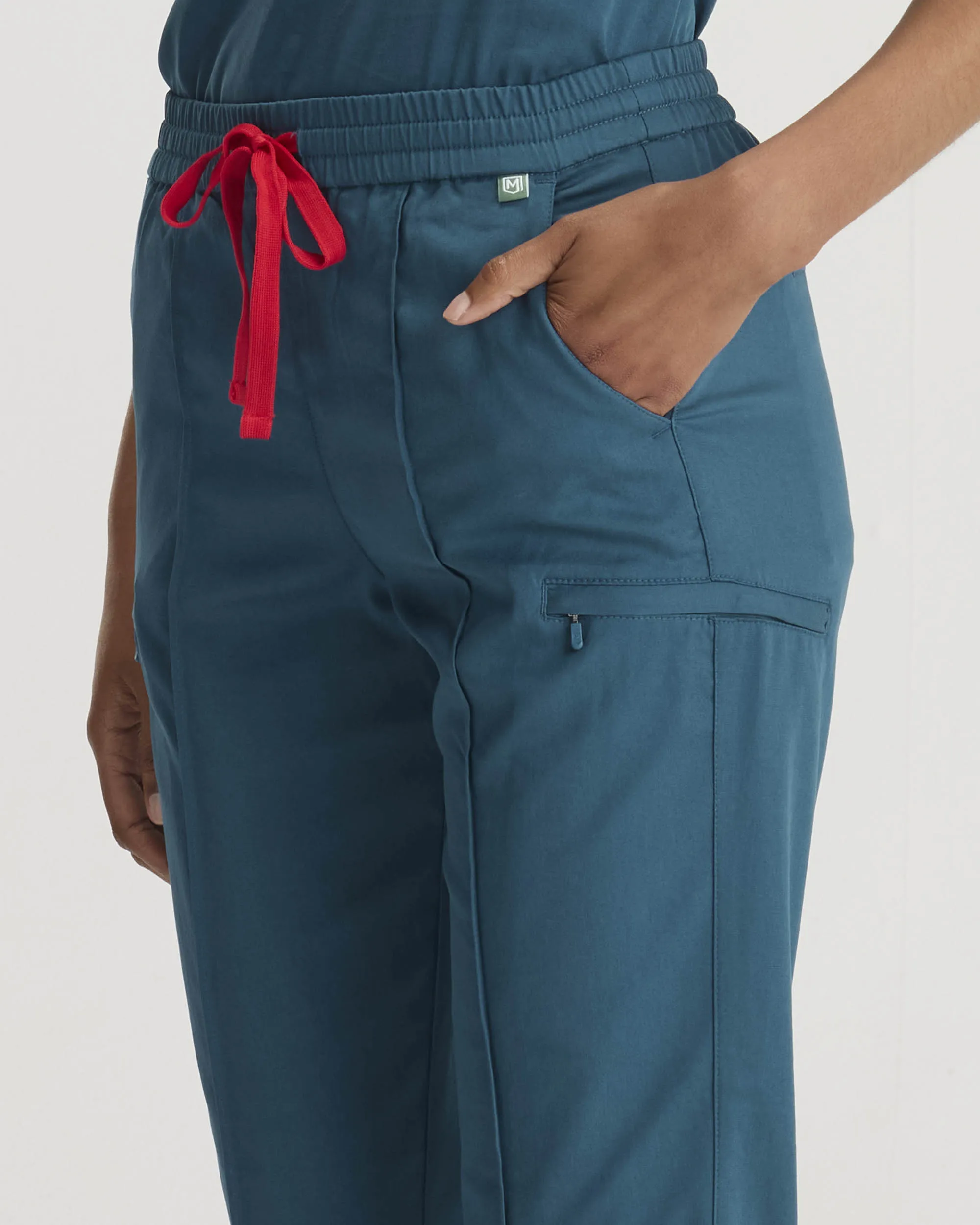 TENCEL™ Sicily‎ ‎ Pintuck Tapered Scrub Pants