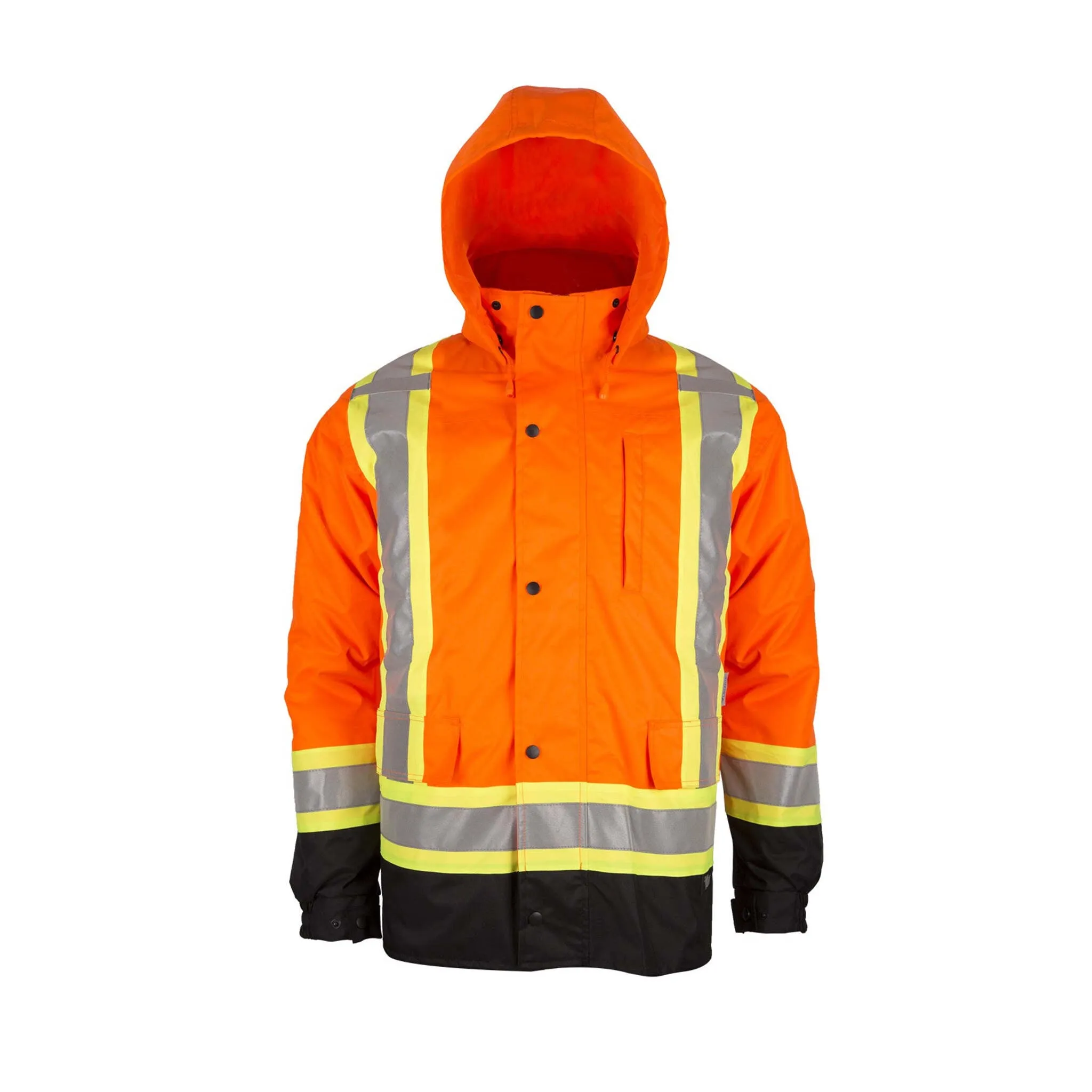 Viking Handyman® 6328J 7-in-1 Waterproof Jacket - CSA Z96-15 Class 2/3, Hi-Vis Reversible Vest, Heavy-Duty -30°C Protection | Sizes S-4XL