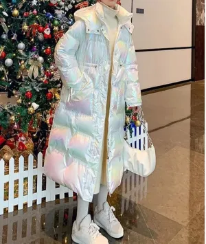 Waterproof Cotton Padded Thick Long Snow Coat